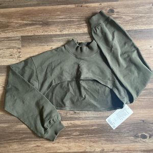 Lululemon Super Crop Mock Neck Sweater